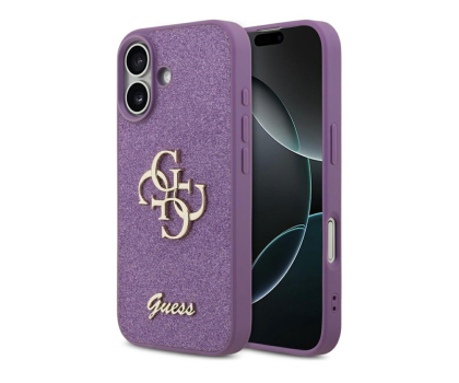 Etui / obudowa na smartfona Guess Fixed Glitter Big 4G do iPhone 17 liliowy